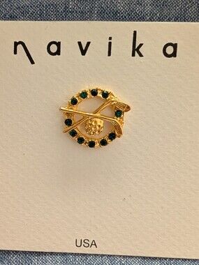 NWT! Navika Goldtone Golf Pin